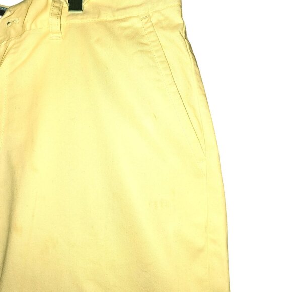 Men's Tommy Hilfiger Summer Yellow Custom Fit Th Flex Cotton‎ Chino Pants 36x34 - Picture 6 of 16